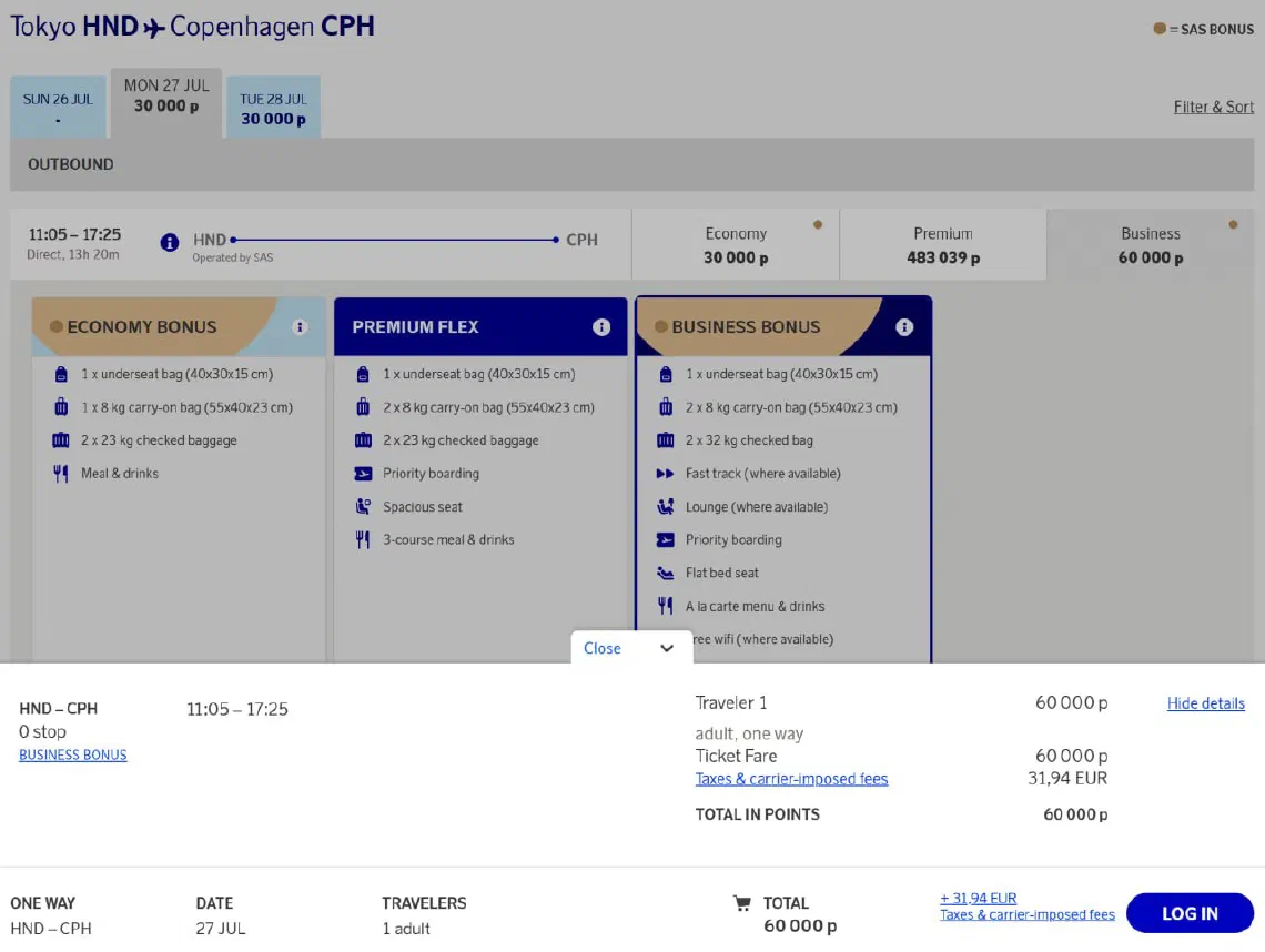 SAS Business 60к